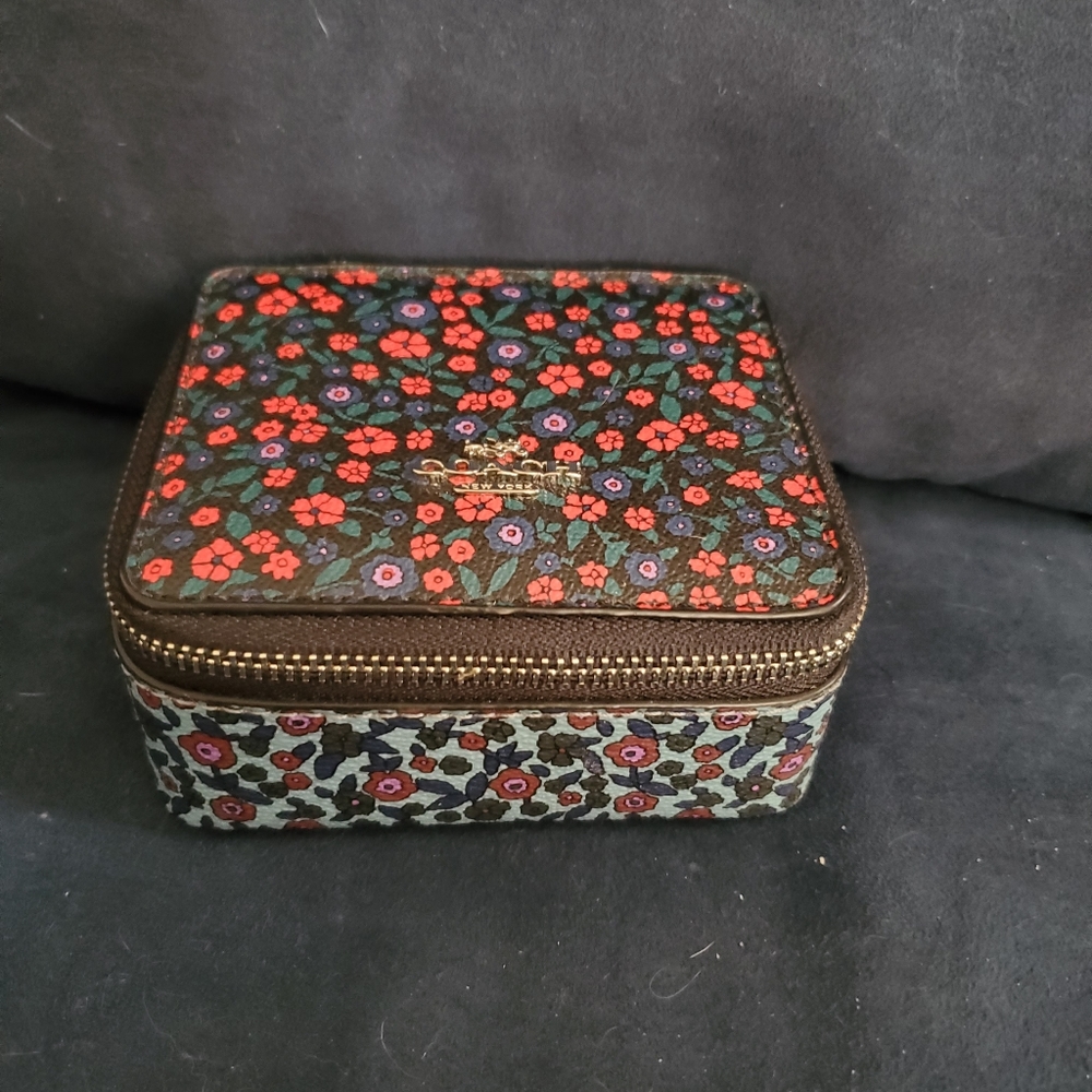 Coach travel jewelry case
